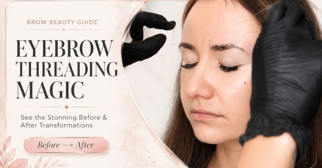 Eyebrow Threading Magic