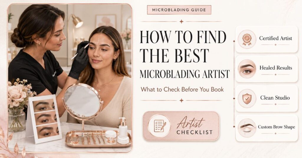 How do I find the best microblading artist