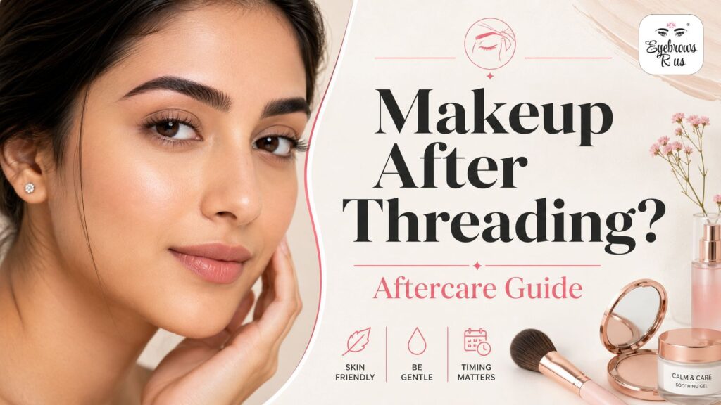 Can You Wear Makeup After Face Threading